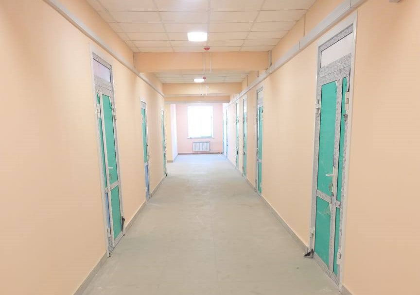 Первый этап ремонта поликлиники в Горном завершился благодаря нацпроекту